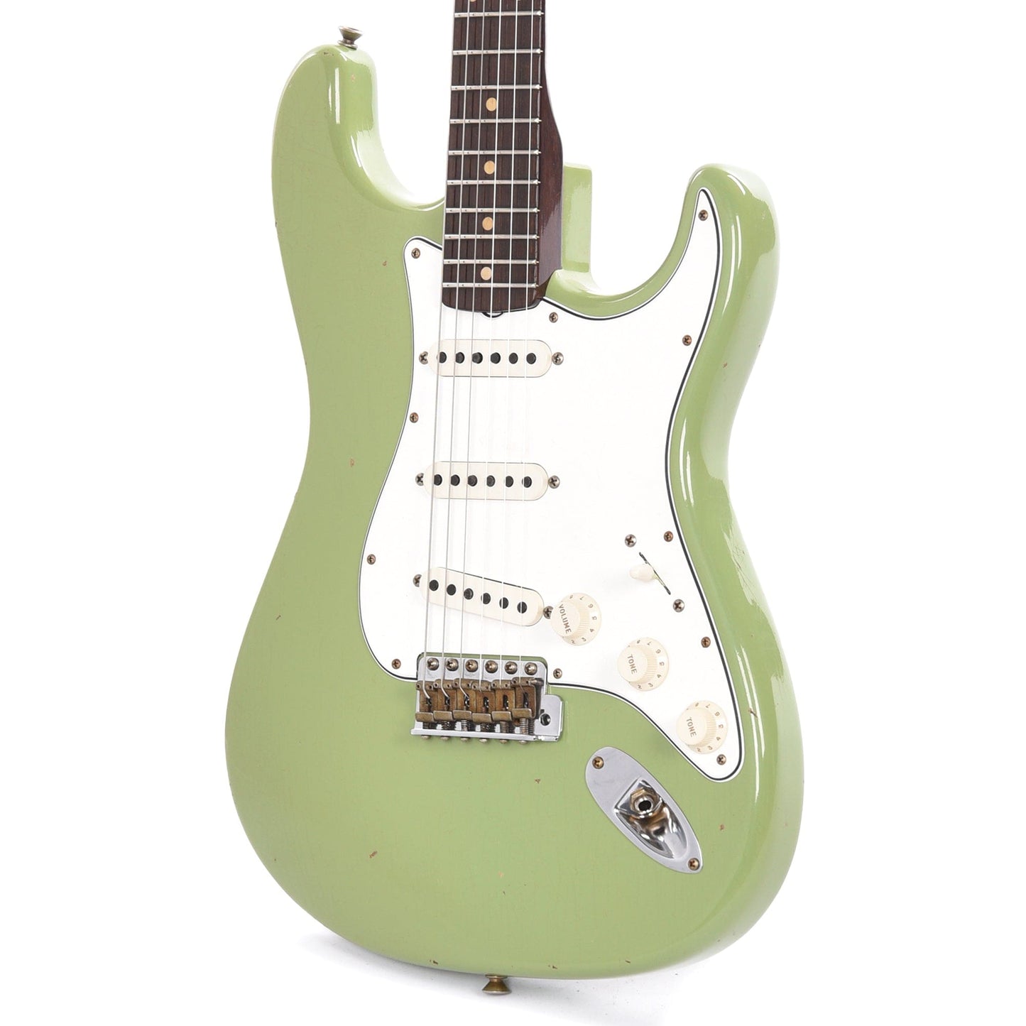 Fender Custom Shop 1959 Stratocaster "Chicago Special" Journeyman Faded/Aged Sweet Pea Green w/Rosewood Neck Electric Guitars / Solid Body