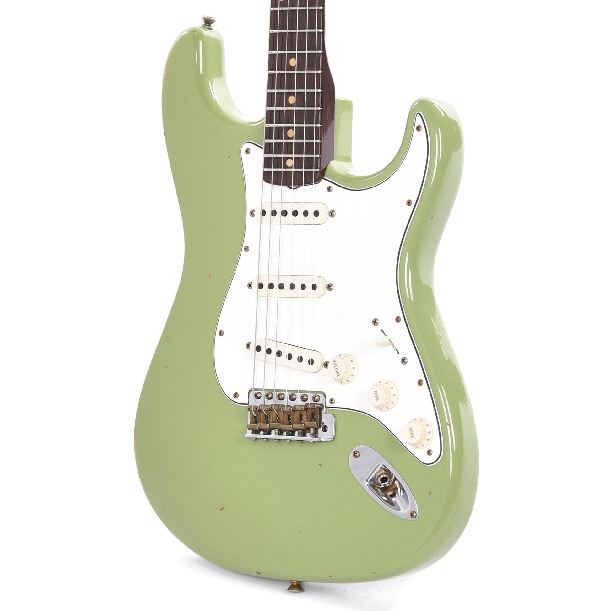Fender Custom Shop 1959 Stratocaster "Chicago Special" Journeyman Faded/Aged Sweet Pea Green w/Rosewood Neck Electric Guitars / Solid Body