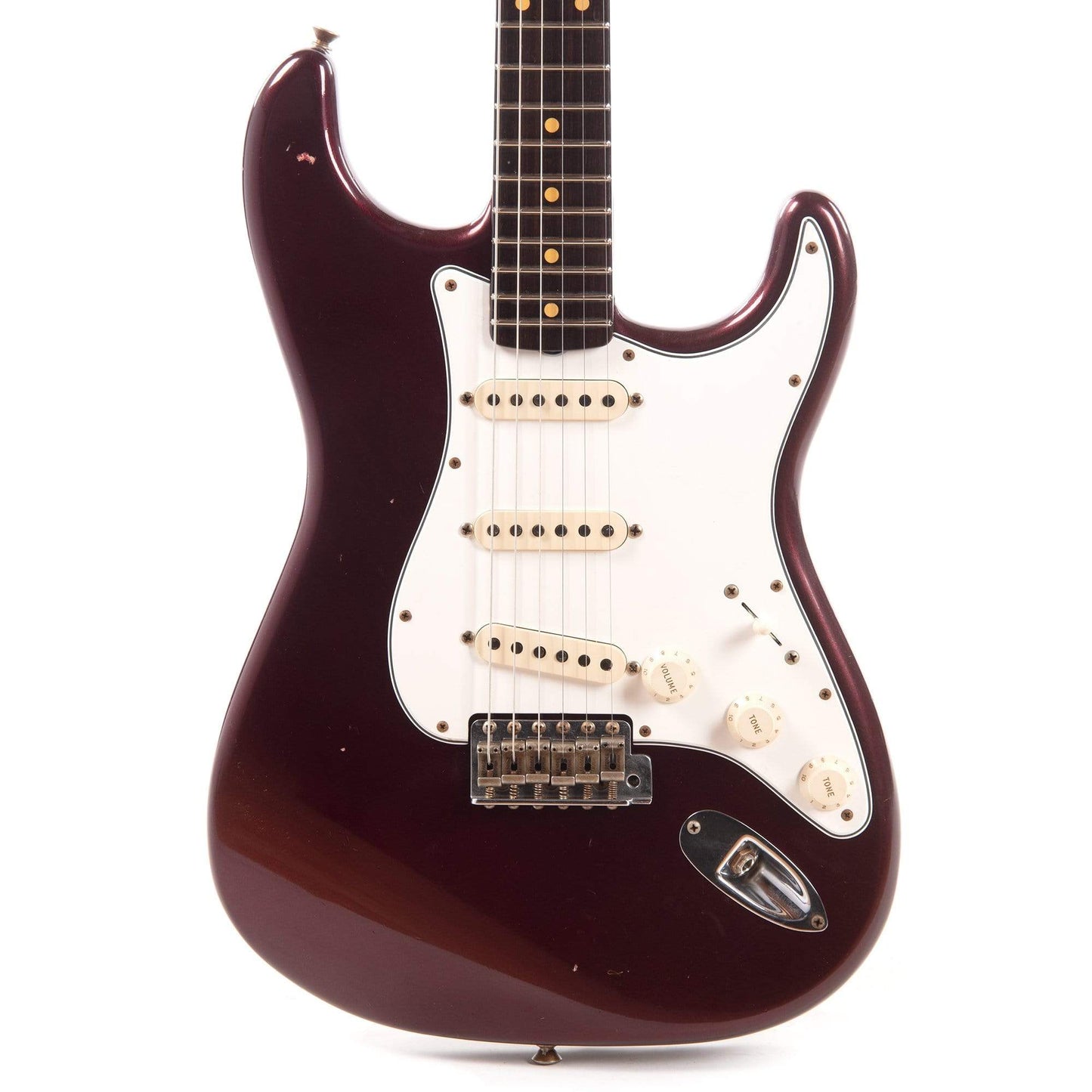 Fender Custom Shop 1959 Stratocaster "Chicago Special" Journeyman Relic Aged Oxblood w/Rosewood Neck Electric Guitars / Solid Body