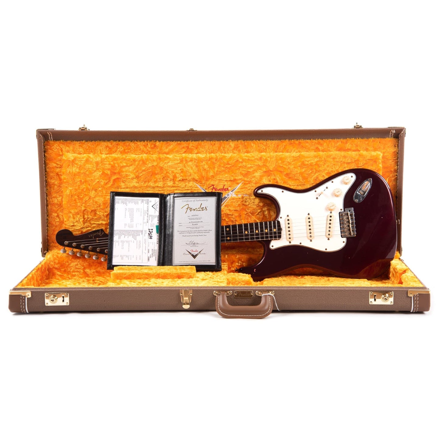 Fender Custom Shop 1959 Stratocaster "Chicago Special" Journeyman Relic Aged Oxblood w/Rosewood Neck Electric Guitars / Solid Body