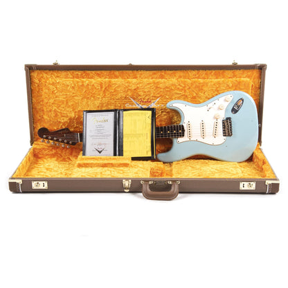 Fender Custom Shop 1959 Stratocaster "Chicago Special" Journeyman Relic Faded Aged Daphne Blue w/Rosewood Neck Electric Guitars / Solid Body