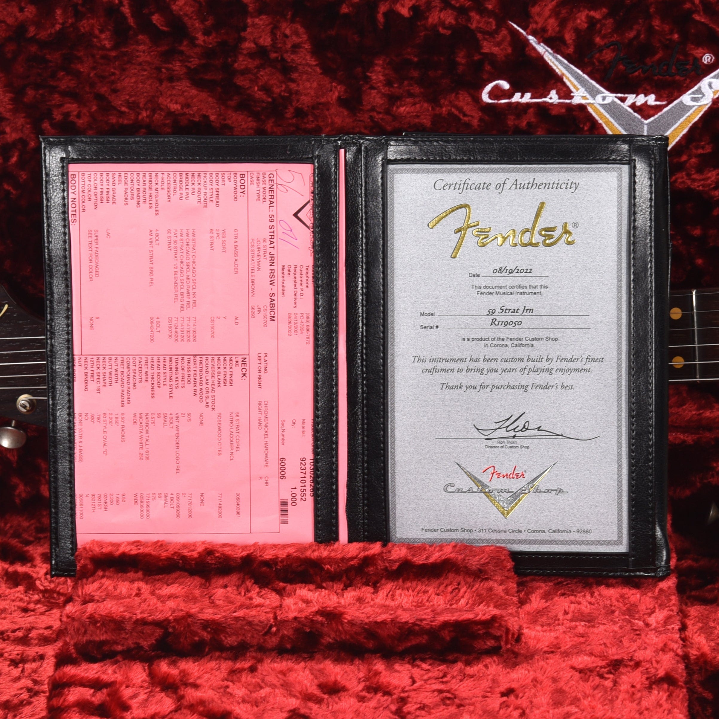 Fender Custom Shop 1959 Stratocaster 