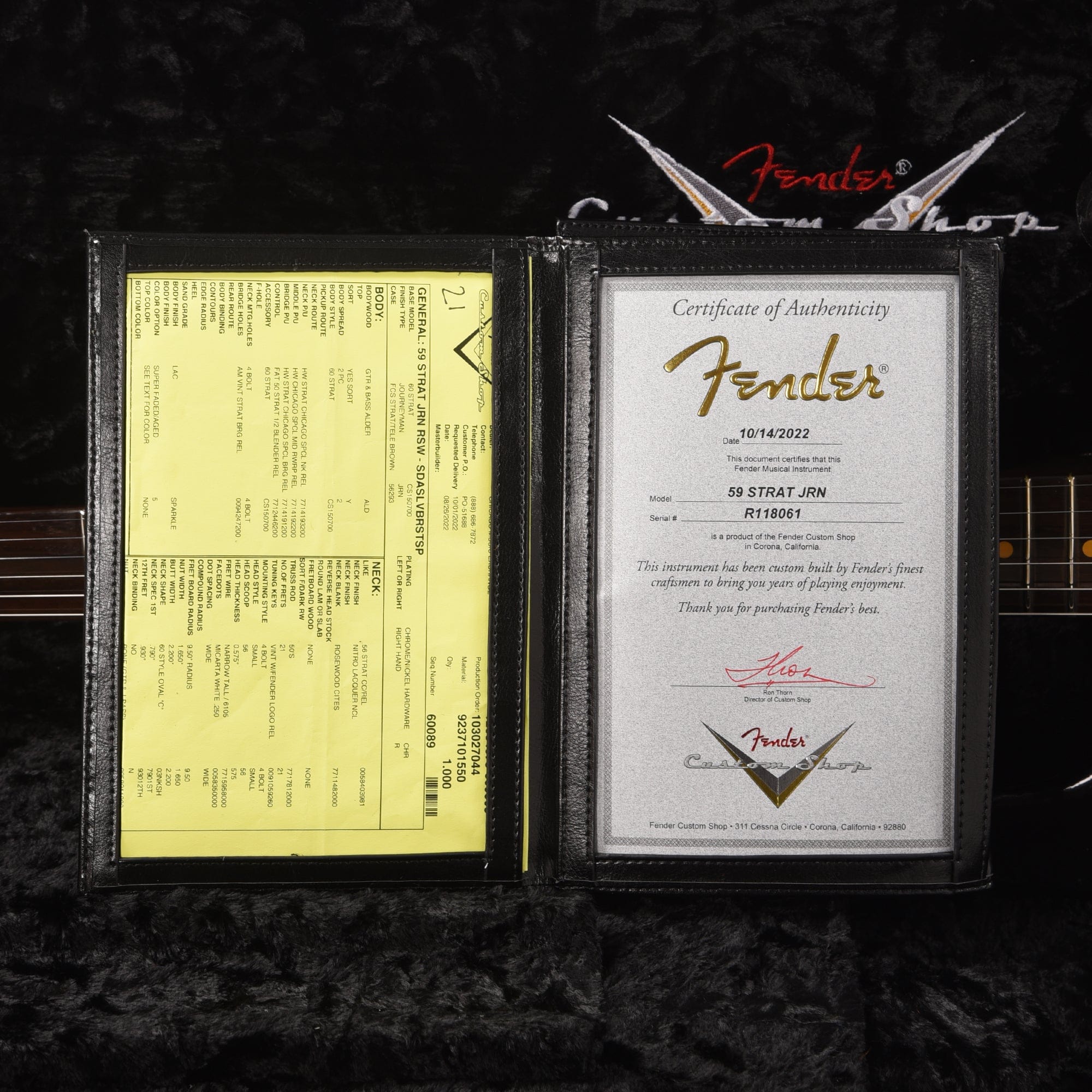 Fender Custom Shop 1959 Stratocaster 