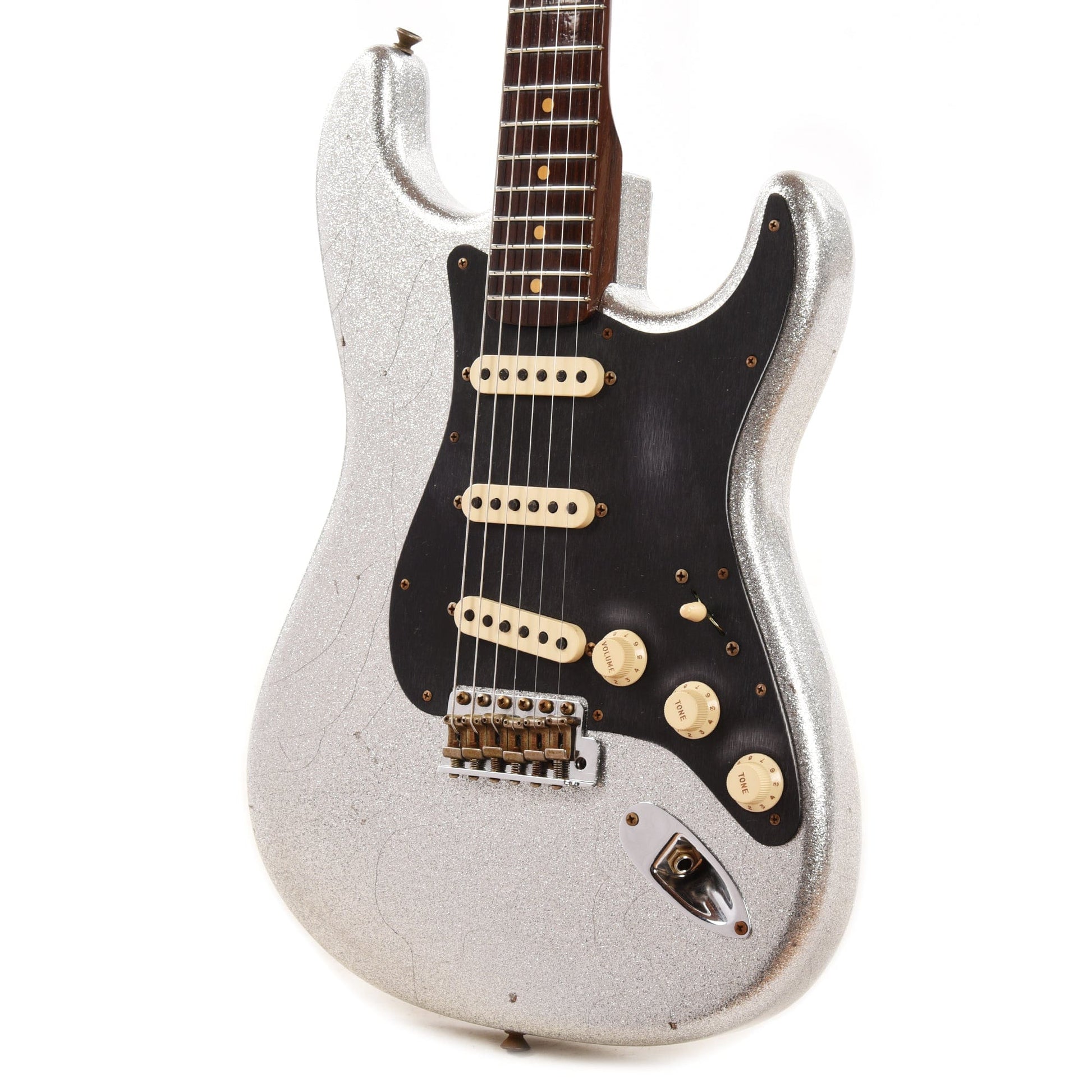 Fender Custom Shop 1959 Stratocaster "Chicago Special" Journeyman Super Duper Aged Silver Burst Sparkle w/Rosewood Neck Electric Guitars / Solid Body