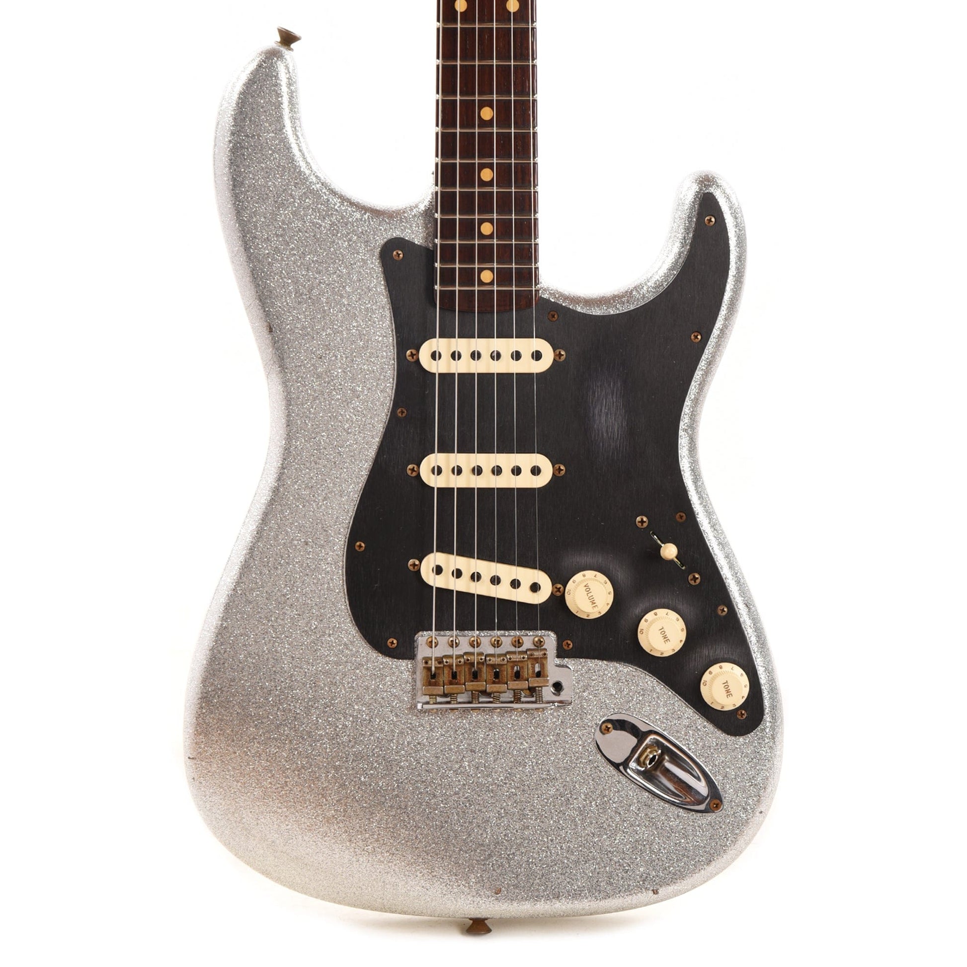 Fender Custom Shop 1959 Stratocaster "Chicago Special" Journeyman Super Duper Aged Silver Burst Sparkle w/Rosewood Neck Electric Guitars / Solid Body