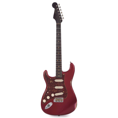 Fender Custom Shop 1959 Stratocaster "Chicago Special" LEFTY Relic Faded Oxblood w/Rosewood Neck & Tortoise Pickguard Electric Guitars / Solid Body