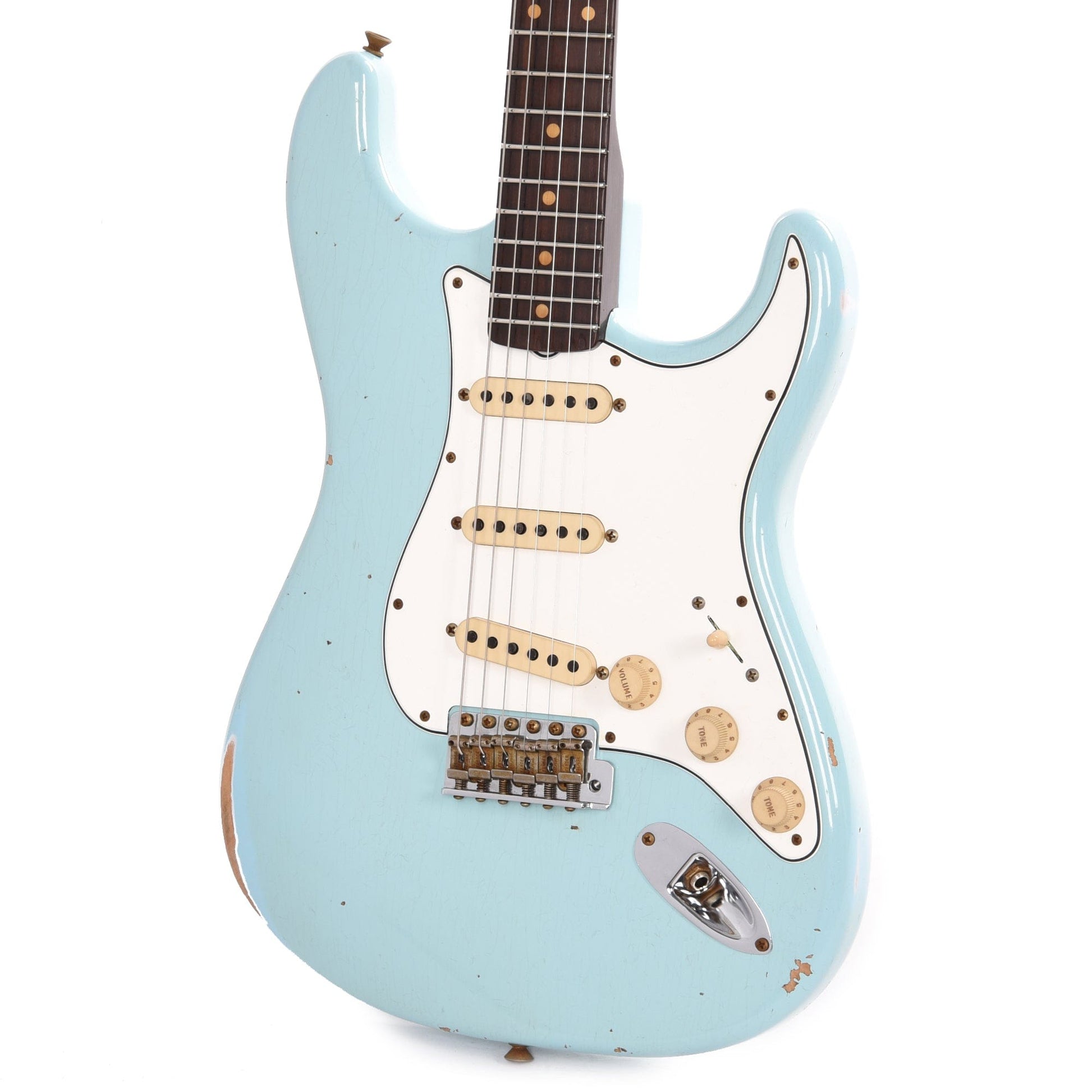 Fender Custom Shop 1959 Stratocaster "Chicago Special" Relic Super Aged Daphne Blue w/Rosewood Neck Electric Guitars / Solid Body