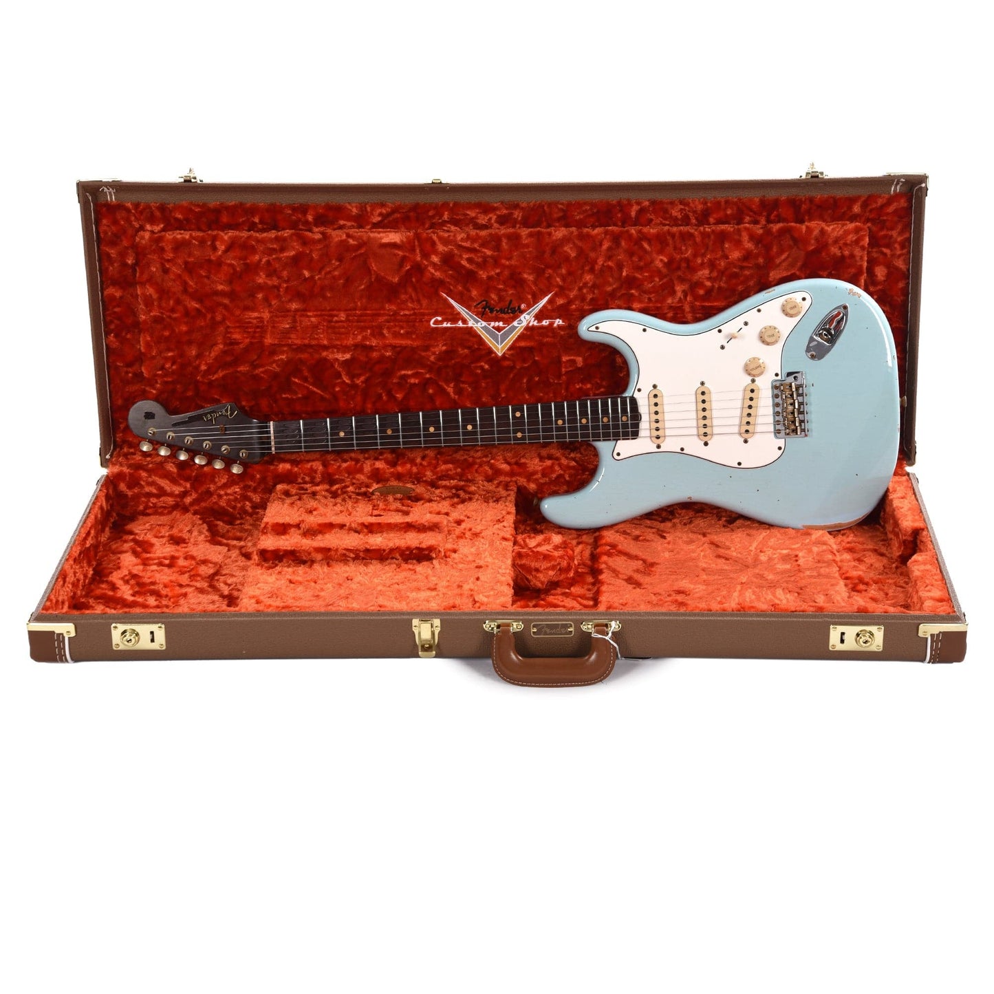 Fender Custom Shop 1959 Stratocaster "Chicago Special" Relic Super Aged Daphne Blue w/Rosewood Neck Electric Guitars / Solid Body