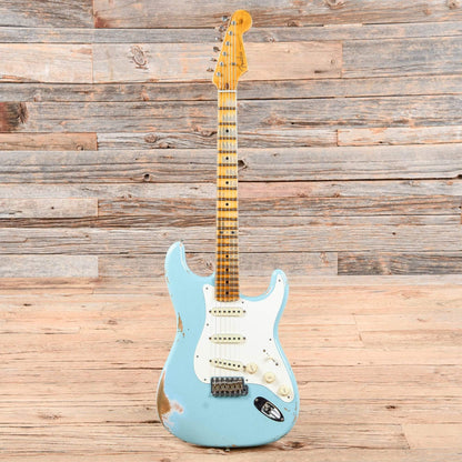 Fender Custom Shop 1959 Stratocaster Heavy Relic Aged Daphne Blue 2019 Electric Guitars / Solid Body