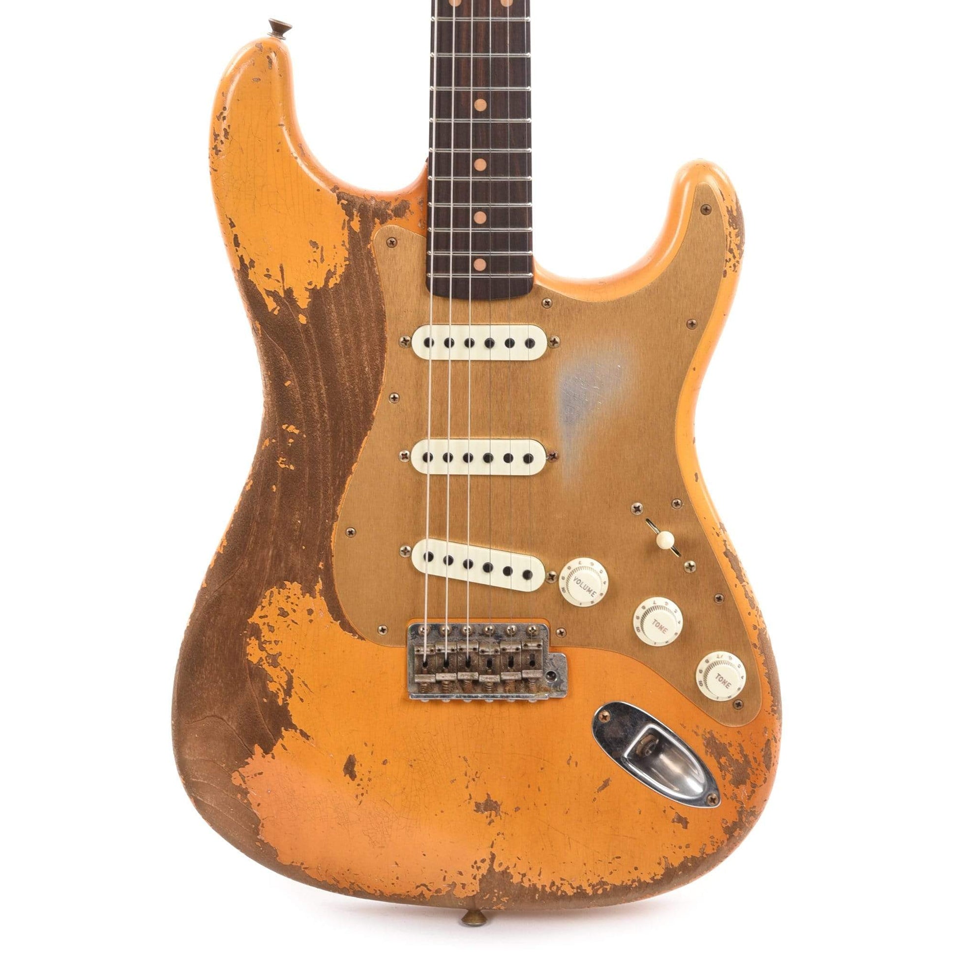 Fender Custom Shop 1959 Stratocaster Heavy Relic Aged Olympic White Master Built by Carlos Lopez Electric Guitars / Solid Body
