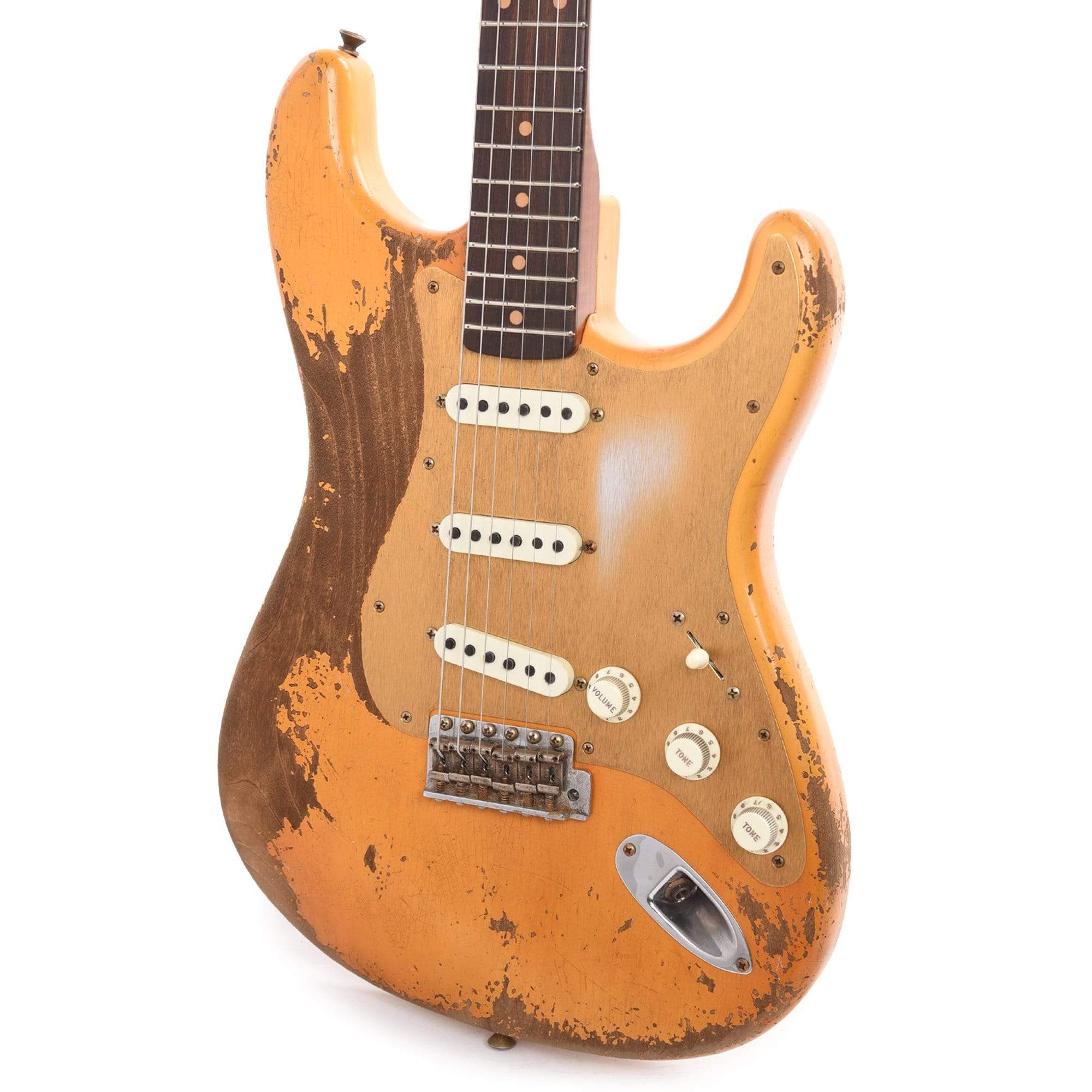 Fender Custom Shop 1959 Stratocaster Heavy Relic Aged Olympic White Master Built by Carlos Lopez Electric Guitars / Solid Body