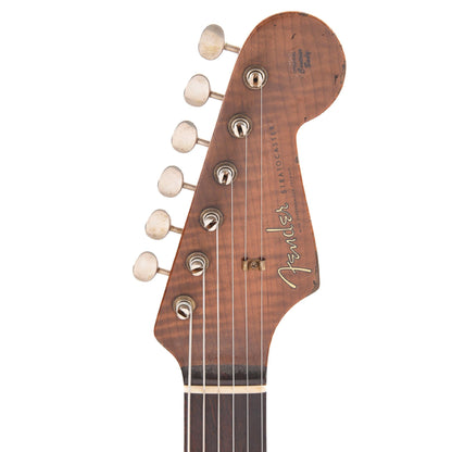 Fender Custom Shop 1959 Stratocaster Heavy Relic Aged Olympic White Master Built by Carlos Lopez Electric Guitars / Solid Body