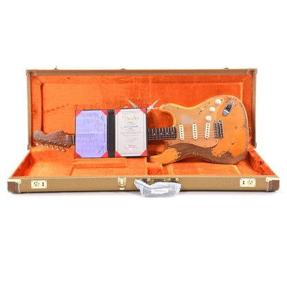 Fender Custom Shop 1959 Stratocaster Heavy Relic Aged Olympic White Master Built by Carlos Lopez Electric Guitars / Solid Body
