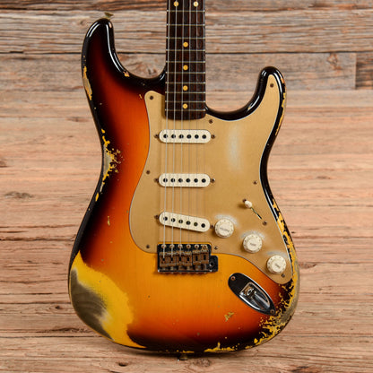 Fender Custom Shop 1959 Stratocaster Heavy Relic w/Rosewood Neck Sunburst 2021 Electric Guitars / Solid Body