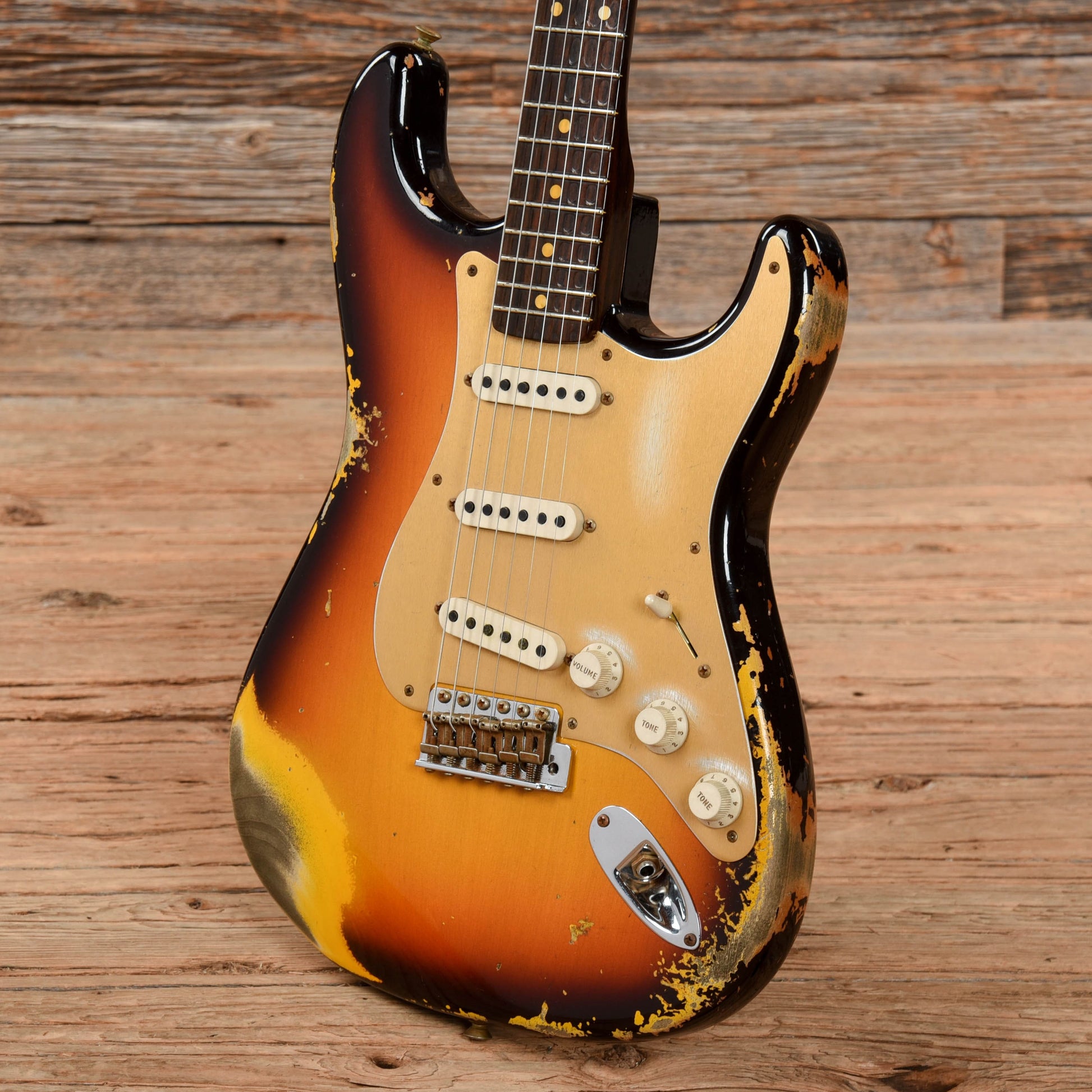 Fender Custom Shop 1959 Stratocaster Heavy Relic w/Rosewood Neck Sunburst 2021 Electric Guitars / Solid Body