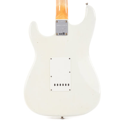 Fender Custom Shop 1959 Stratocaster Journeyman Relic Aged Olympic White Electric Guitars / Solid Body