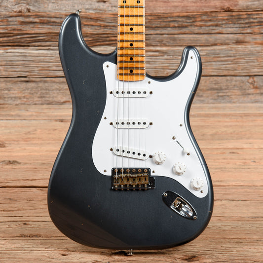 Fender Custom Shop 1959 Stratocaster Journeyman Relic Charcoal Frost Metallic Electric Guitars / Solid Body