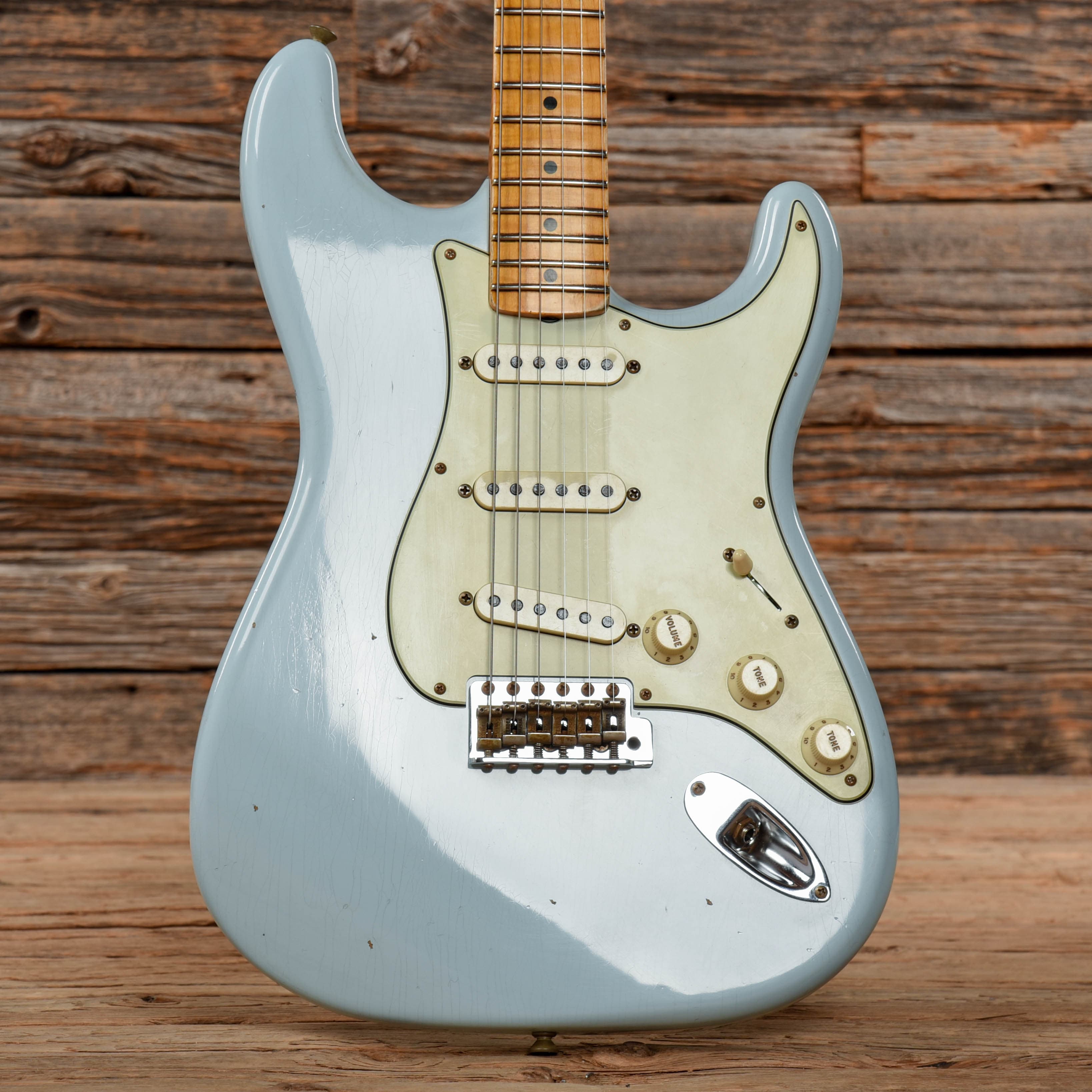 Fender Custom Shop 1959 Stratocaster Journeyman Relic Sonic Blue 2021 Electric Guitars / Solid Body