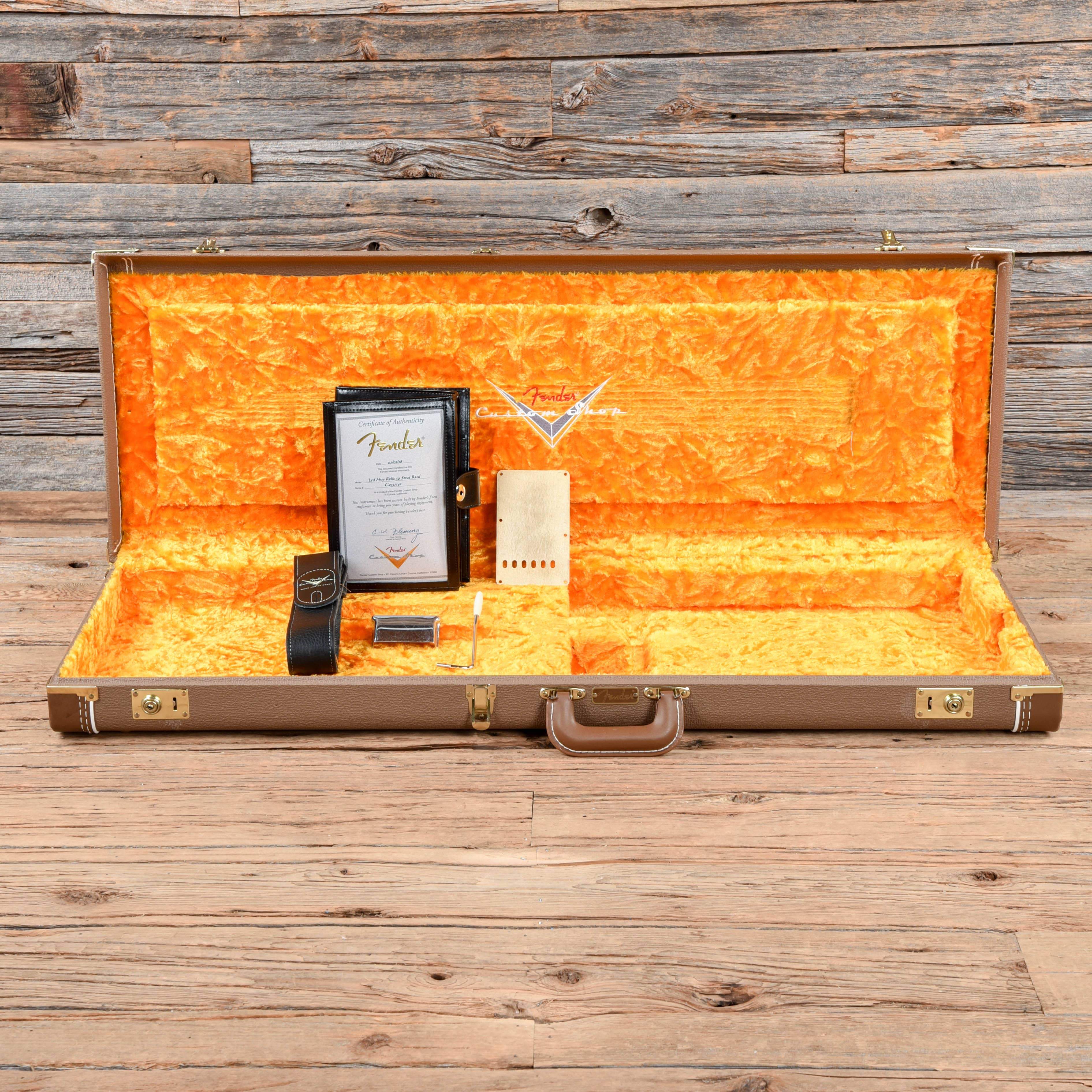 Fender Custom Shop 1959 Stratocaster Relic Sherwood Green Metallic 2013 Electric Guitars / Solid Body