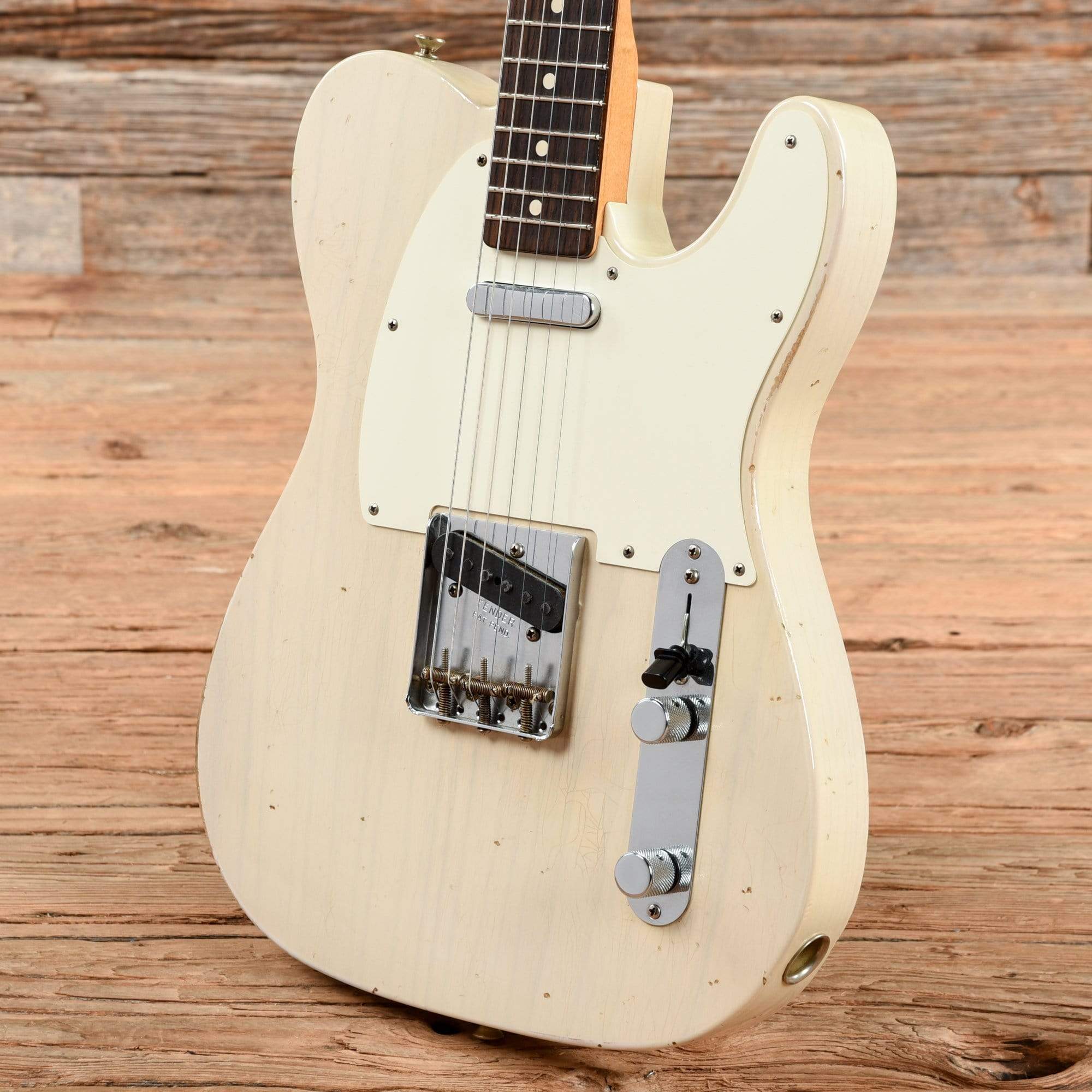 Fender Custom Shop 1959 Telecaster Ash Journeyman Relic Aged White Blonde 2017 Electric Guitars / Solid Body