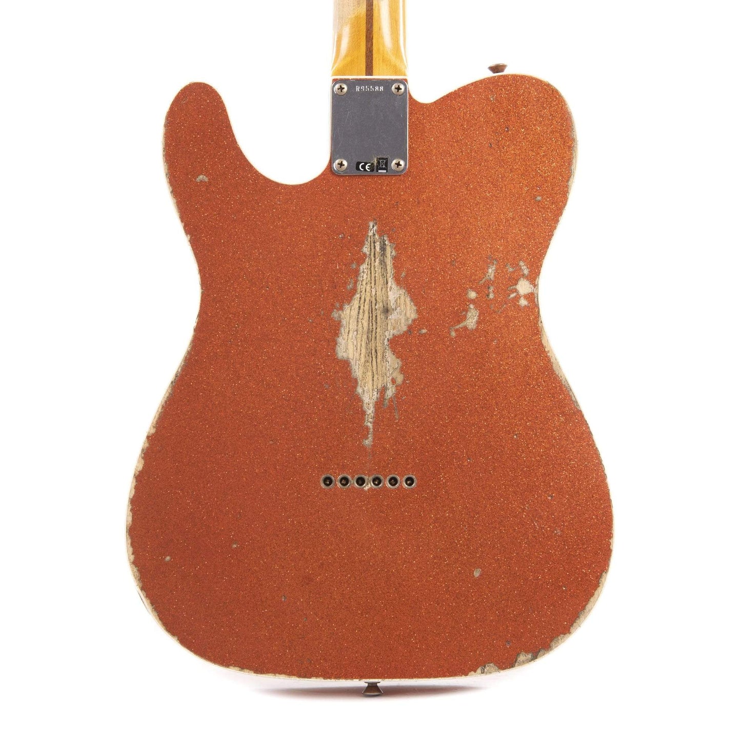 Fender Custom Shop 1959 Telecaster Custom "Chicago Special" Heavy Relic Faded/Aged Orange Sparkle Electric Guitars / Solid Body