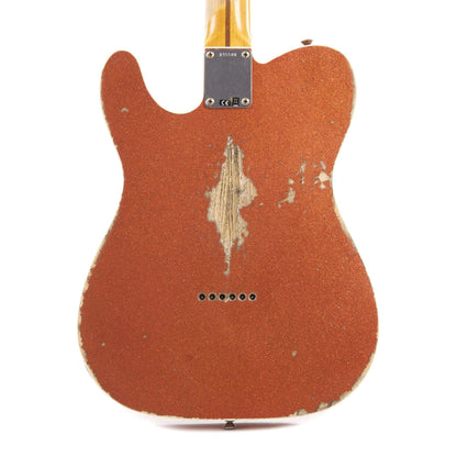 Fender Custom Shop 1959 Telecaster Custom "Chicago Special" Heavy Relic Faded/Aged Orange Sparkle Electric Guitars / Solid Body