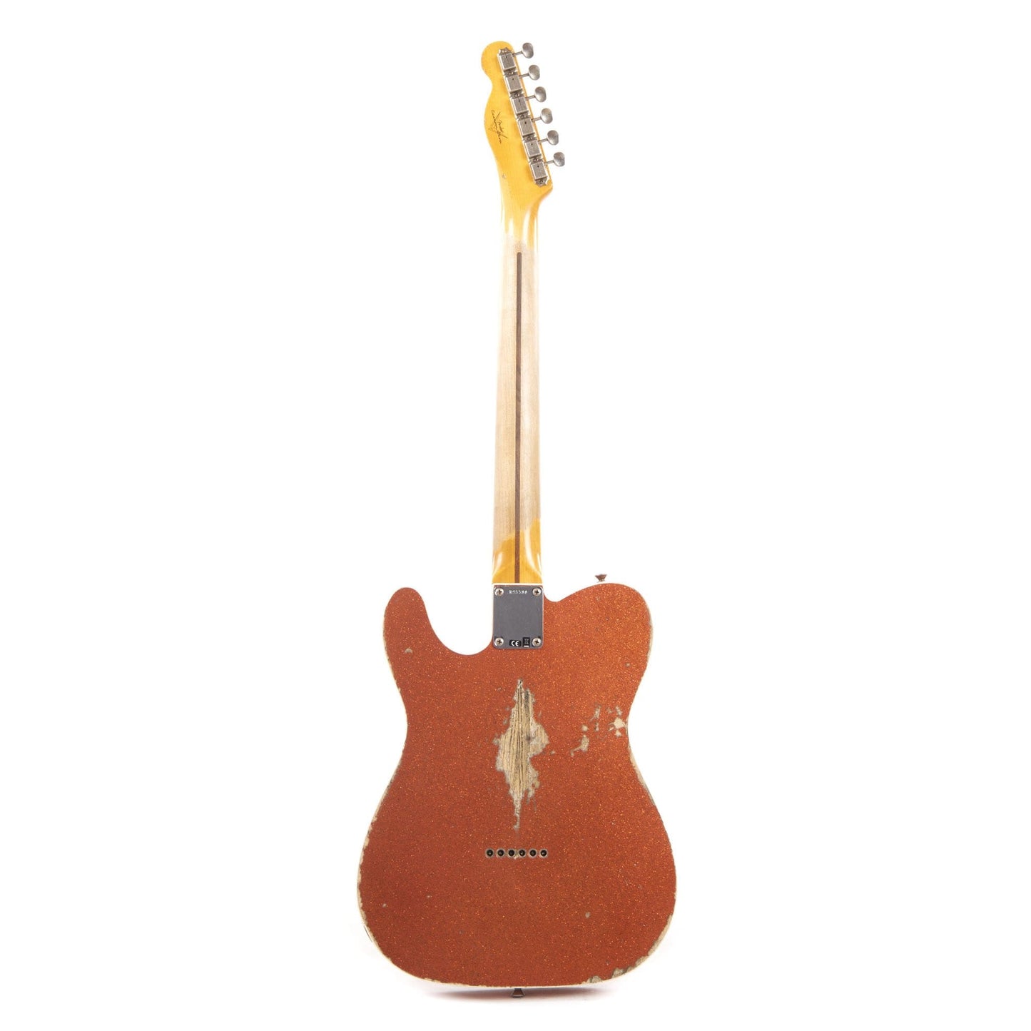 Fender Custom Shop 1959 Telecaster Custom "Chicago Special" Heavy Relic Faded/Aged Orange Sparkle Electric Guitars / Solid Body