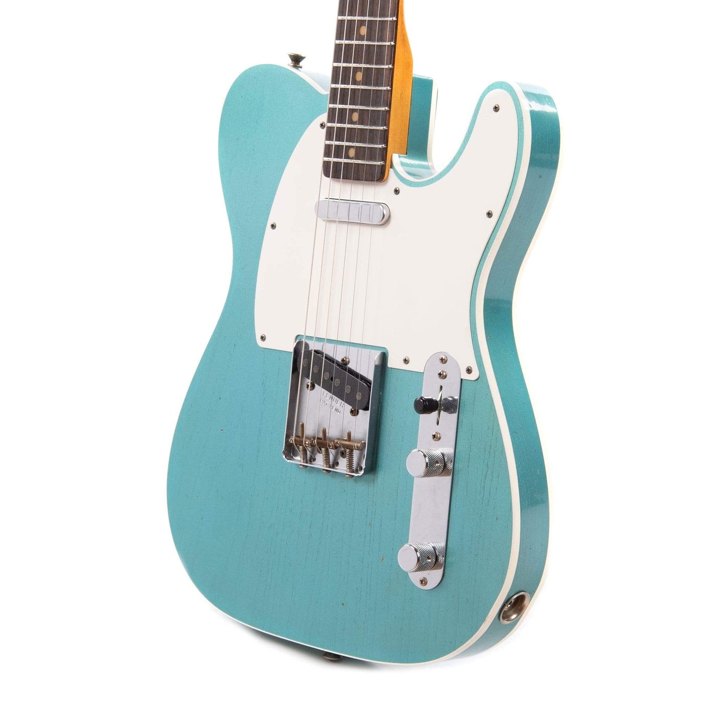 Fender Custom Shop 1959 Telecaster Custom "Chicago Special" Journeyman Relic Aged Teal Green Metallic Electric Guitars / Solid Body