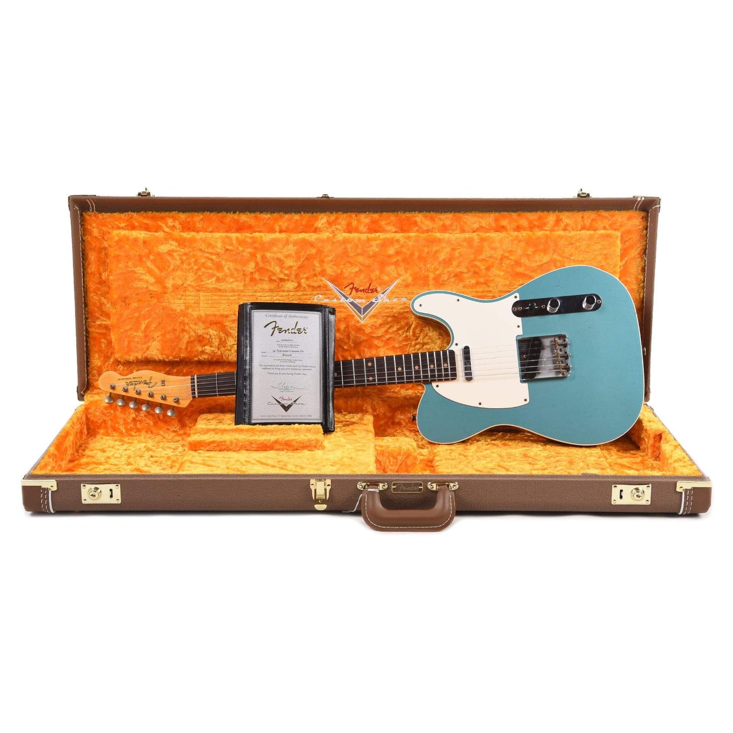Fender Custom Shop 1959 Telecaster Custom "Chicago Special" Journeyman Relic Aged Teal Green Metallic Electric Guitars / Solid Body