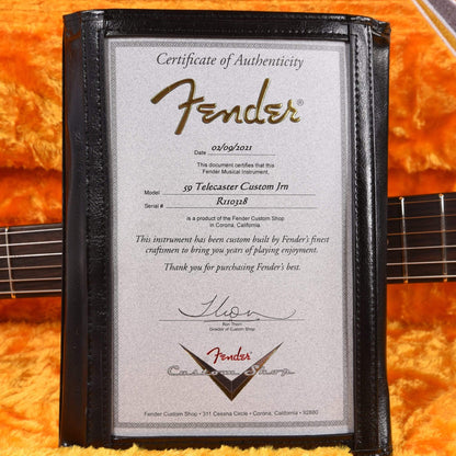 Fender Custom Shop 1959 Telecaster Custom "Chicago Special" Journeyman Relic Aged Teal Green Metallic Electric Guitars / Solid Body