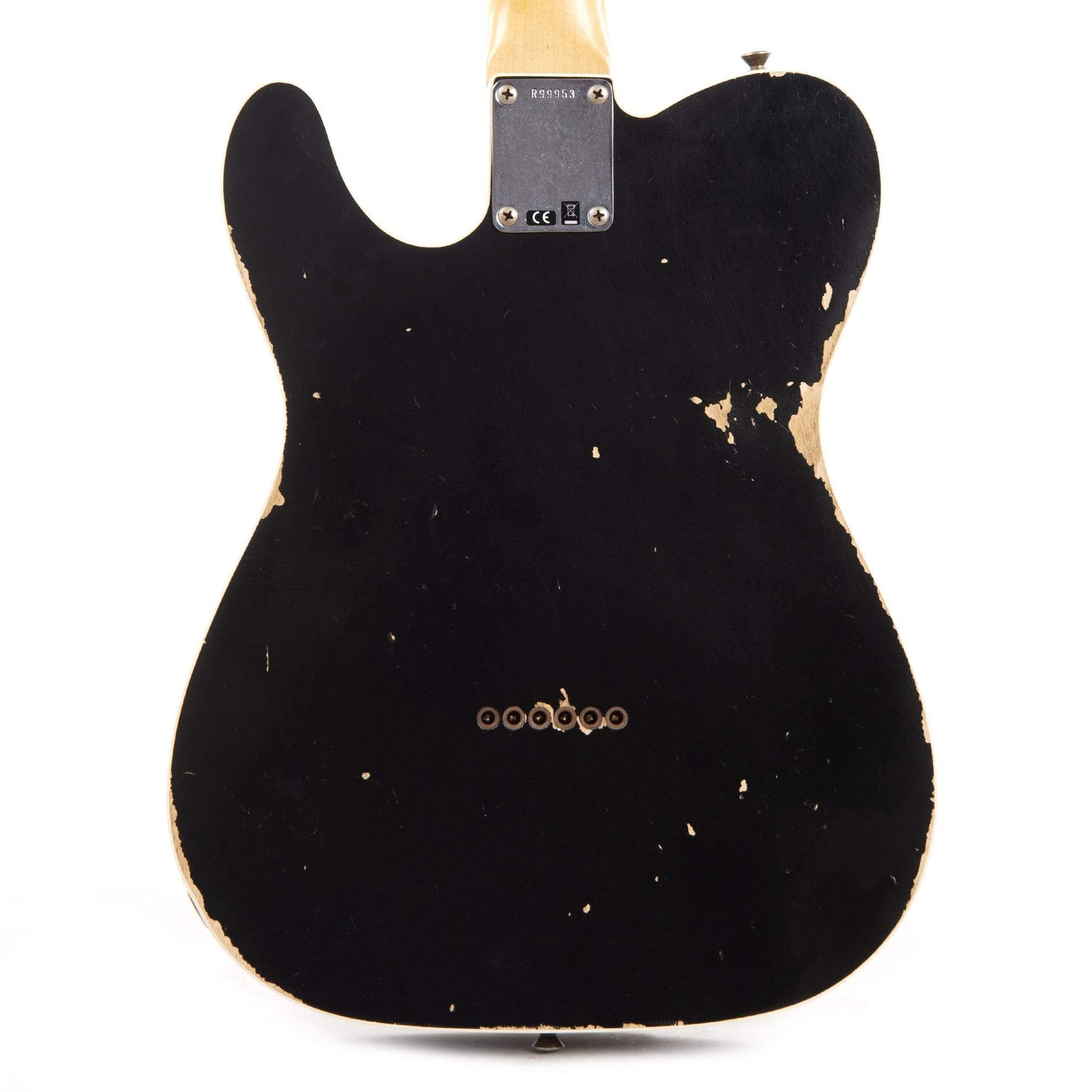 Fender Custom Shop 1959 Telecaster Custom "Chicago Special" Relic Aged Black Electric Guitars / Solid Body