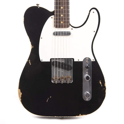 Fender Custom Shop 1959 Telecaster Custom "Chicago Special" Relic Aged Black Electric Guitars / Solid Body