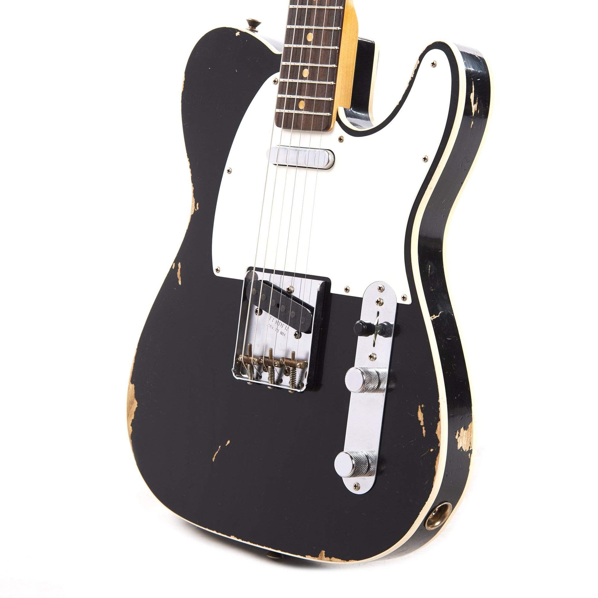 Fender Custom Shop 1959 Telecaster Custom "Chicago Special" Relic Aged Black Electric Guitars / Solid Body