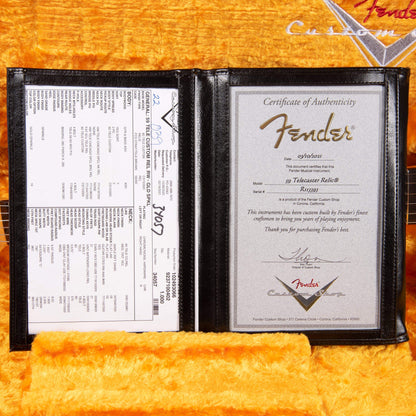 Fender Custom Shop 1959 Telecaster Custom "Chicago Special" Relic Gold Sparkle Electric Guitars / Solid Body