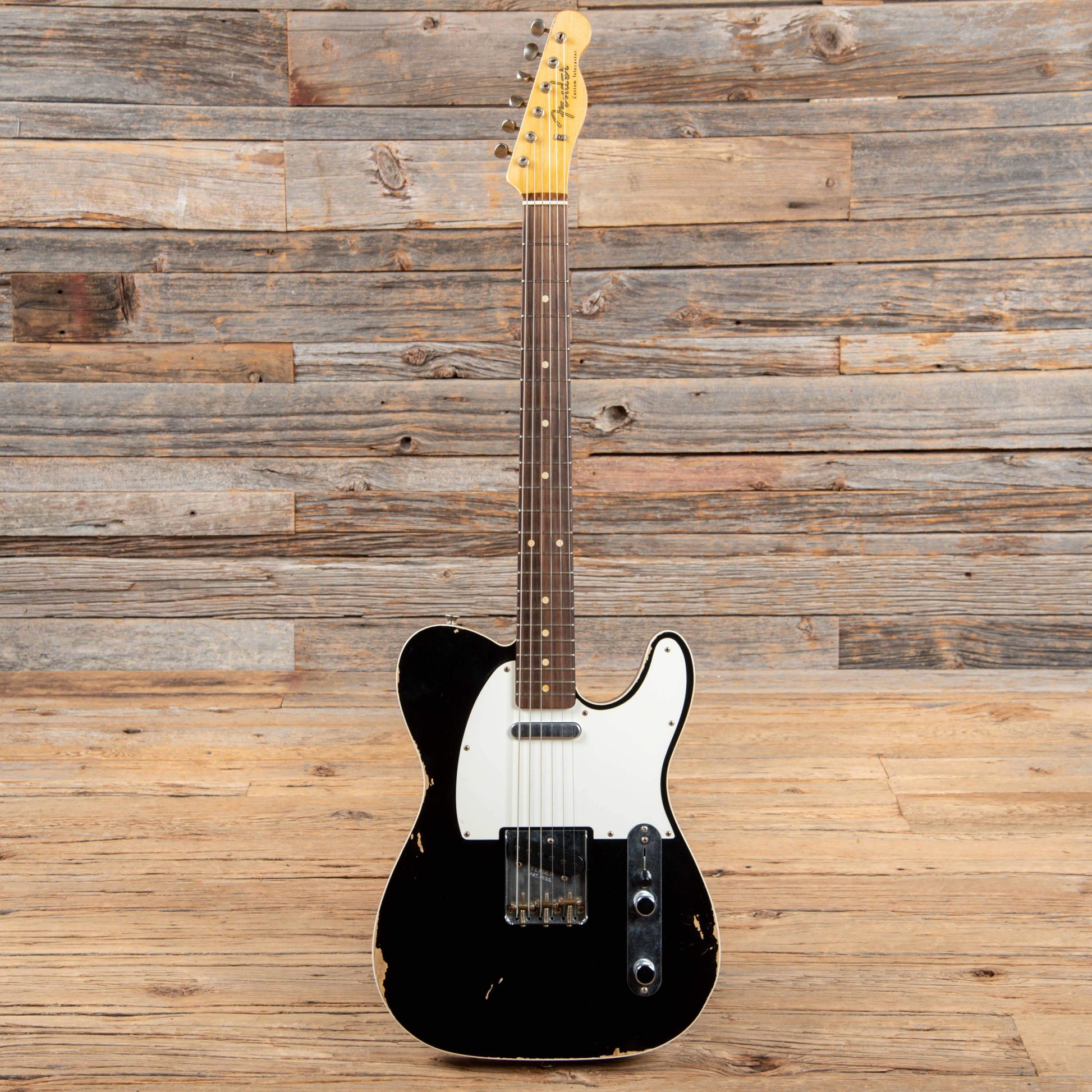Fender Custom Shop 1959 Telecaster Custom "Chicago Special" Relic RW Aged Black 2020 Electric Guitars / Solid Body