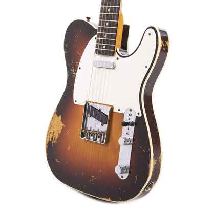 Fender Custom Shop 1959 Telecaster Custom "Chicago Special" Relic Wide Fade Chocolate 3-Color Sunburst Electric Guitars / Solid Body
