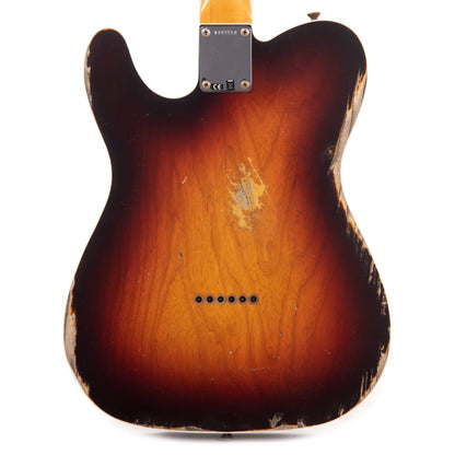 Fender Custom Shop 1959 Telecaster Custom "Chicago Special" Relic Wide Fade Chocolate 3-Color Sunburst Electric Guitars / Solid Body