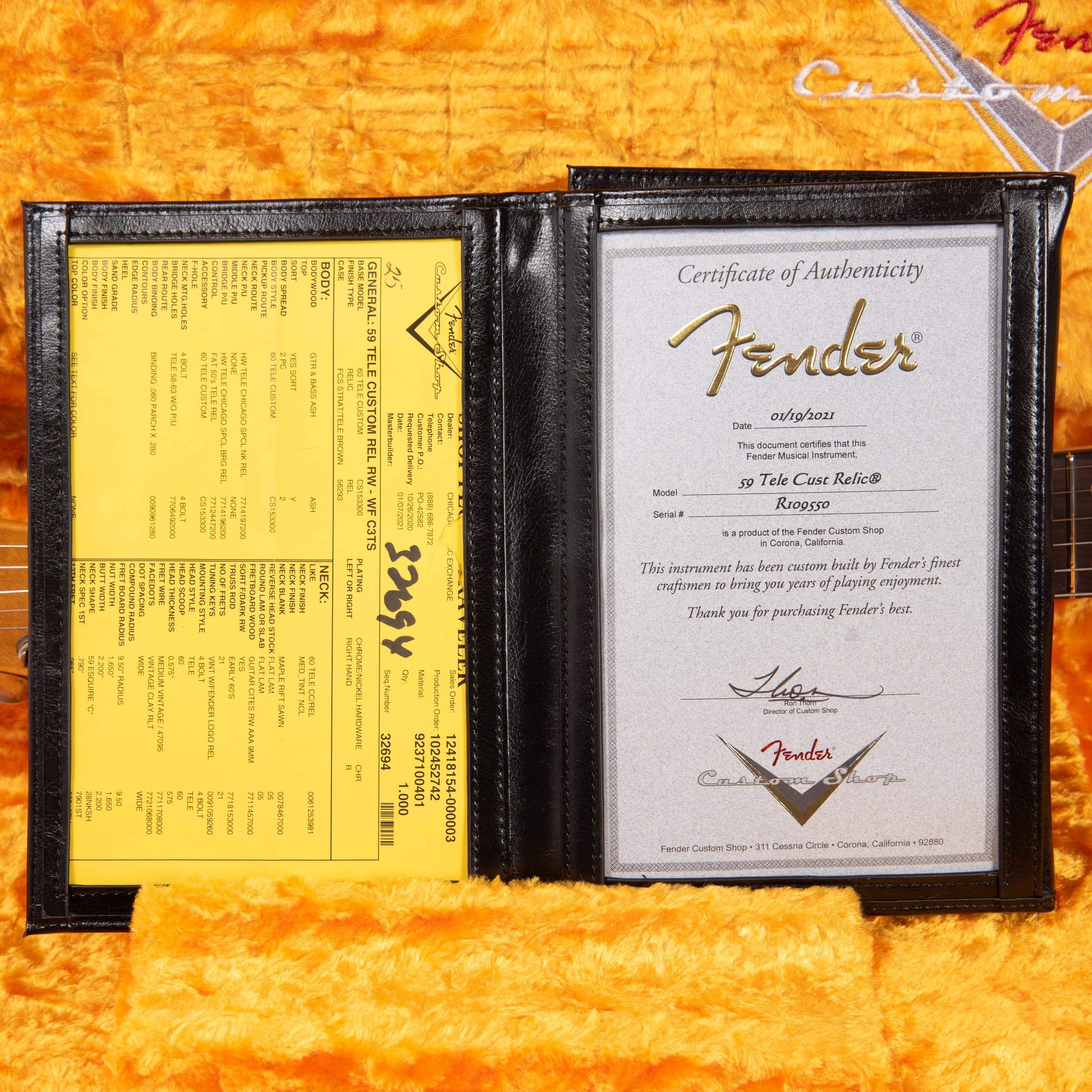 Fender Custom Shop 1959 Telecaster Custom "Chicago Special" Relic Wide Fade Chocolate 3-Color Sunburst Electric Guitars / Solid Body