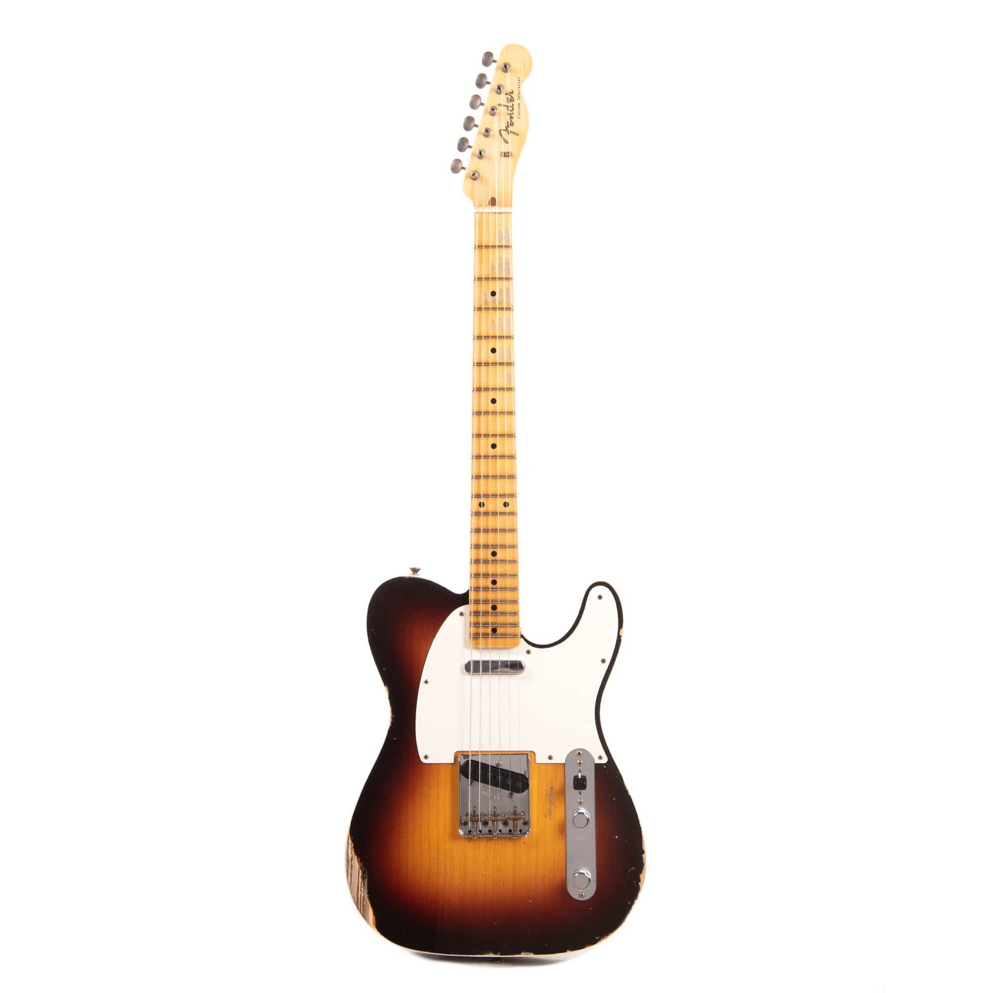 Fender Custom Shop 1959 Telecaster Custom "Chicago Special" Relic Wide Fade Chocolate 3-Color Sunburst Electric Guitars / Solid Body