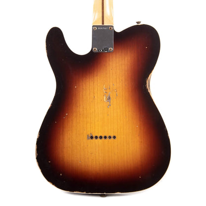 Fender Custom Shop 1959 Telecaster Custom "Chicago Special" Relic Wide Fade Chocolate 3-Color Sunburst Electric Guitars / Solid Body