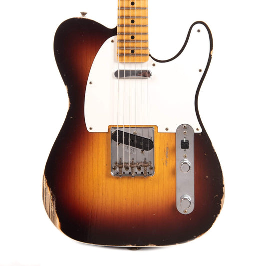 Fender Custom Shop 1959 Telecaster Custom "Chicago Special" Relic Wide Fade Chocolate 3-Color Sunburst Electric Guitars / Solid Body