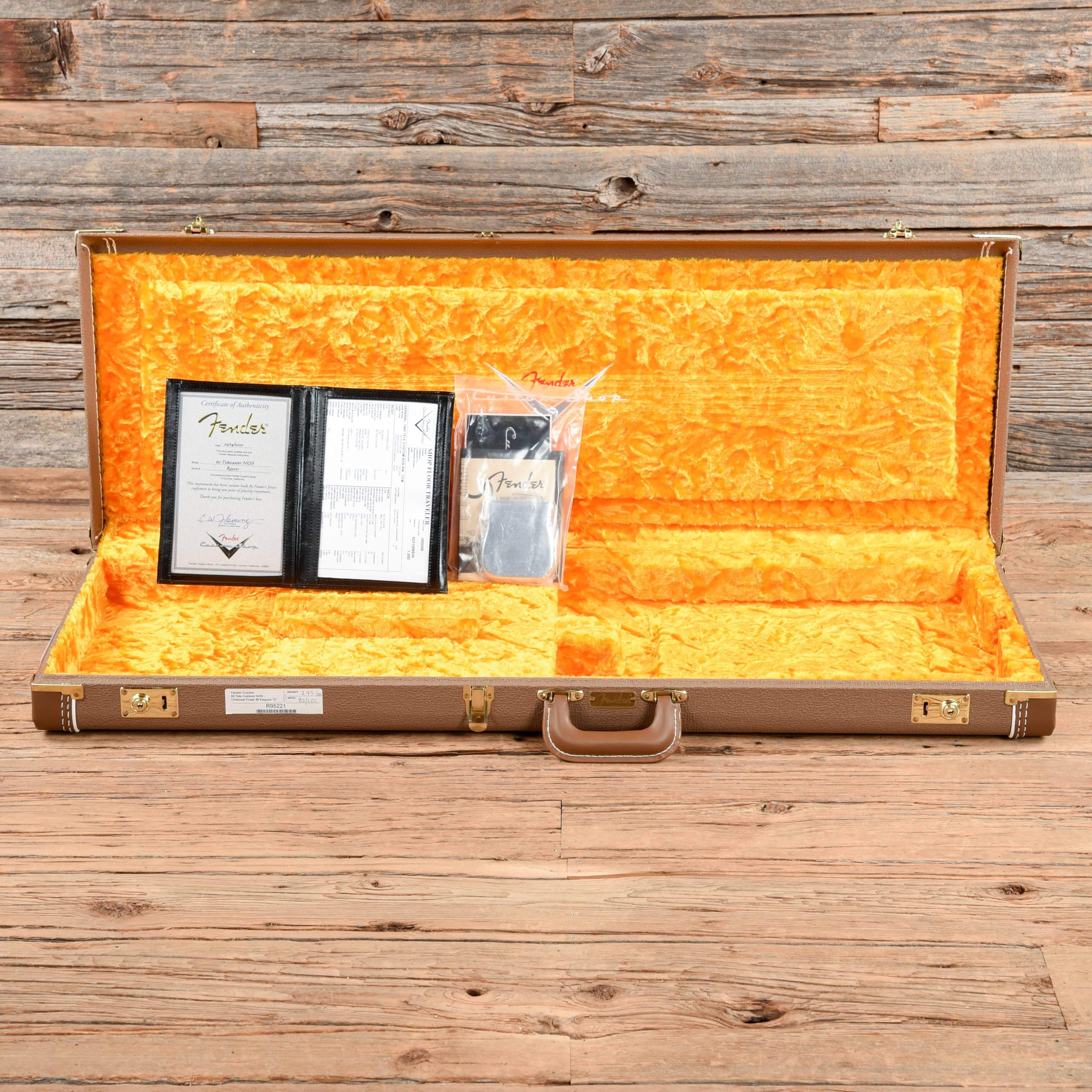 Fender Custom Shop 1960 Custom Telecaster NOS Charcoal Frost Metallic 2020 Electric Guitars / Solid Body