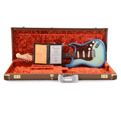 Fender Custom Shop 1960 Stratocaster Ash "Chicago Special" Time Capsule Aged Surf Green/Lake Placid Blue Burst Electric Guitars / Solid Body