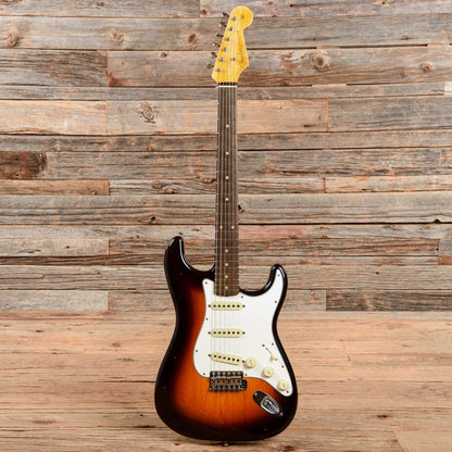 Fender Custom Shop 1960 Stratocaster Ash Journeyman Relic "CME Spec" Wide Fade Chocolate 3-Tone Sunburst 2017 Electric Guitars / Solid Body