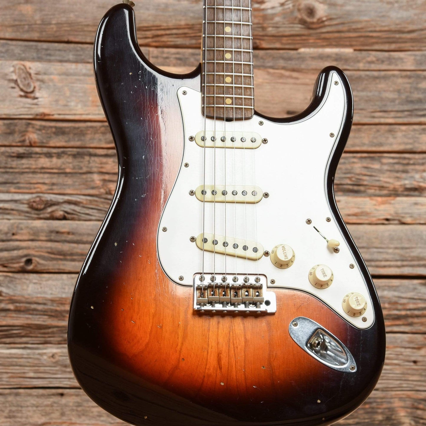 Fender Custom Shop 1960 Stratocaster Ash Journeyman Relic "CME Spec" Wide Fade Chocolate 3-Tone Sunburst 2017 Electric Guitars / Solid Body