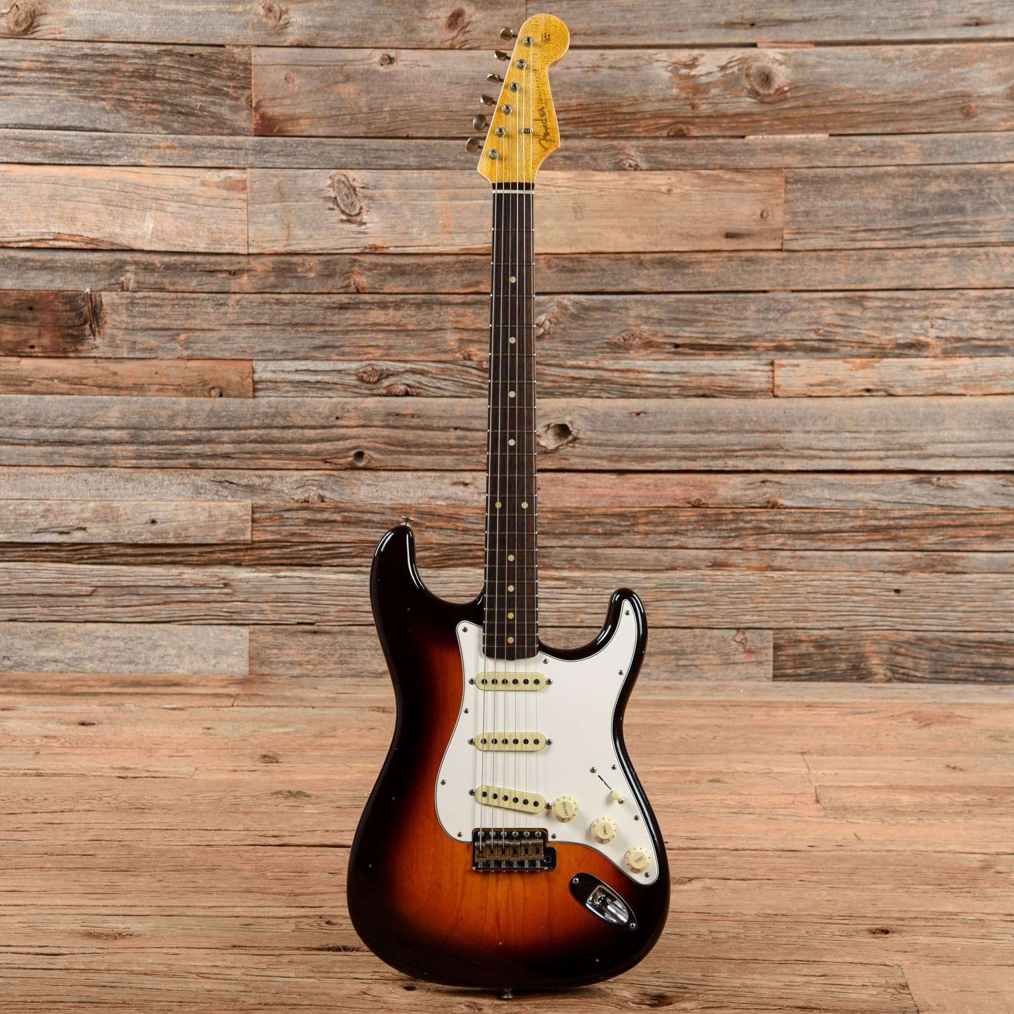 Fender Custom Shop 1960 Stratocaster Ash Journeyman Relic Sunburst 2017 Electric Guitars / Solid Body