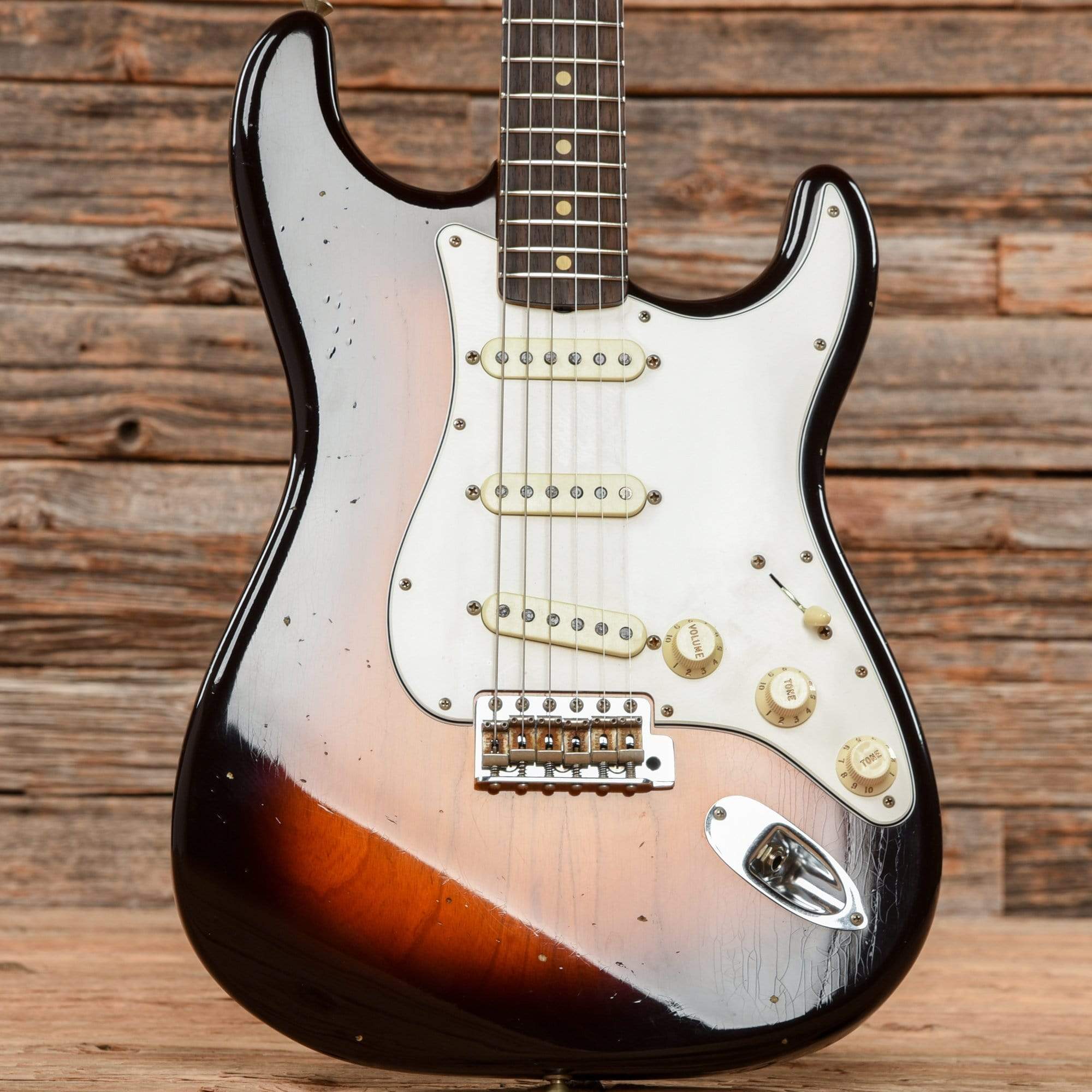 Fender Custom Shop 1960 Stratocaster Ash Journeyman Relic Sunburst 2017 Electric Guitars / Solid Body
