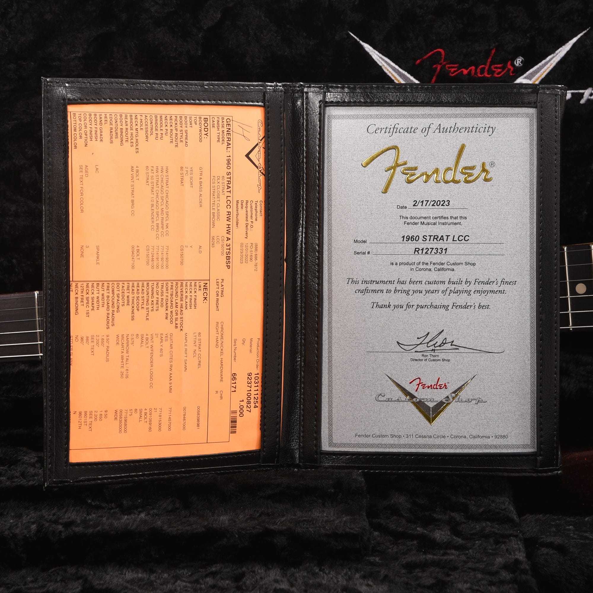 Fender Custom Shop 1960 Stratocaster 