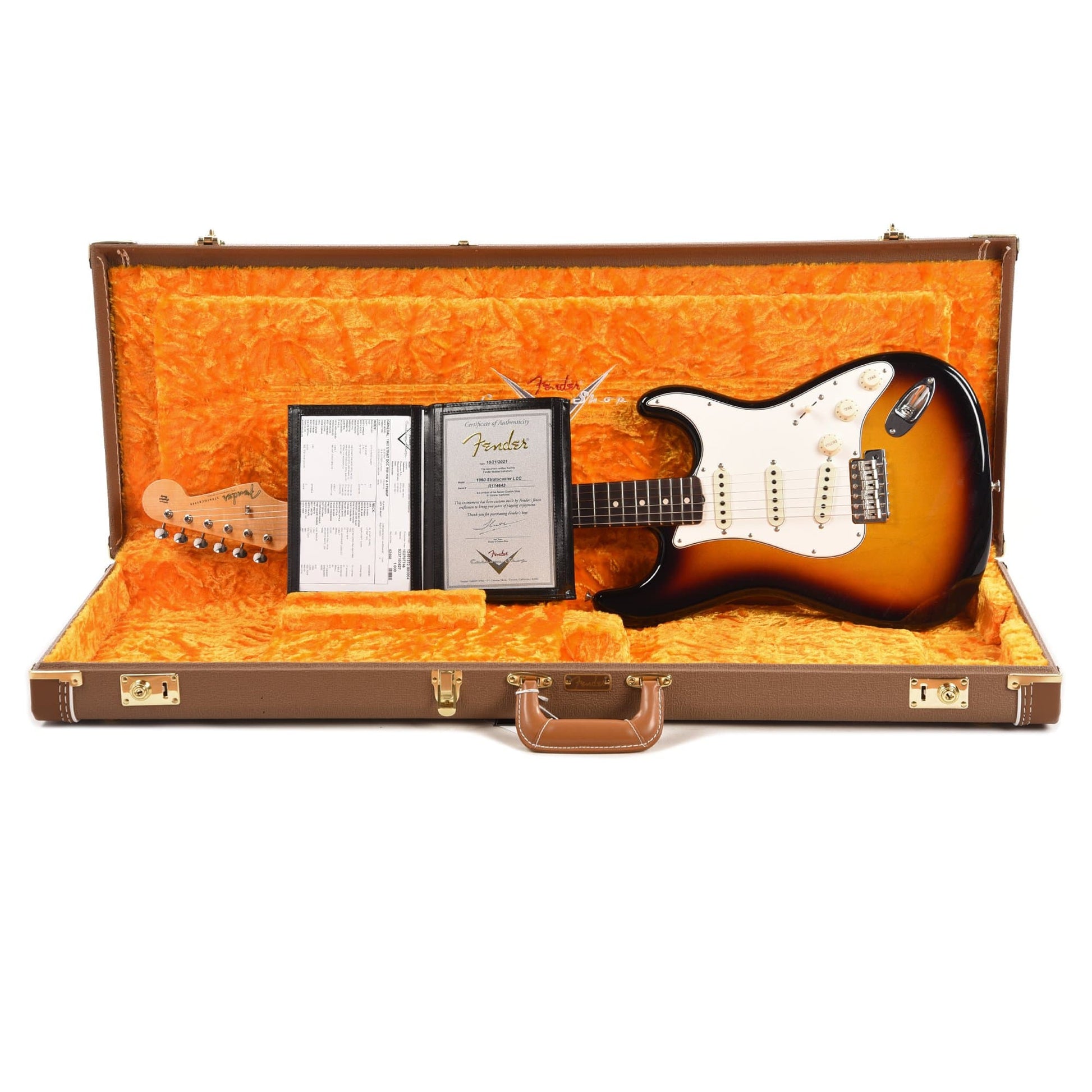 Fender Custom Shop 1960 Stratocaster "Chicago Special" Deluxe Closet Classic Aged 3-Tone Sunburst Sparkle Electric Guitars / Solid Body