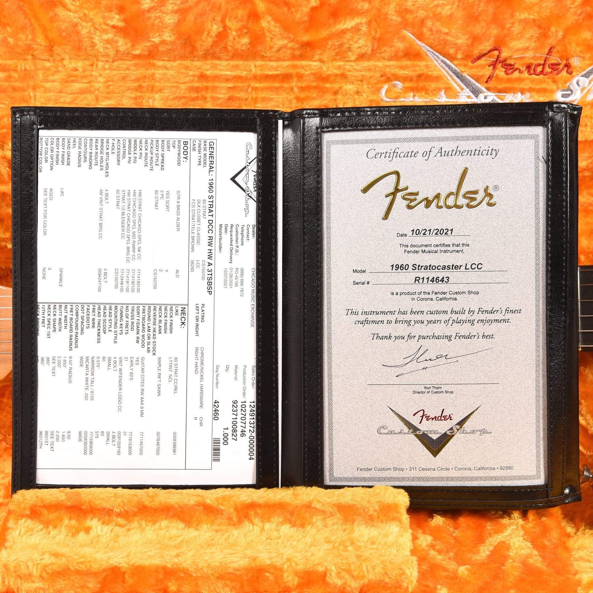 Fender Custom Shop 1960 Stratocaster 